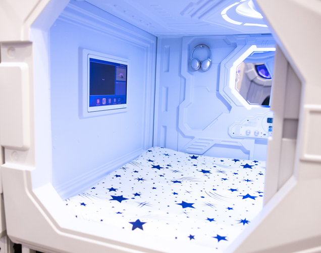 1er hôtel "Capsule" de France - Lyon - Quick Hot by GTS - Intérieur capsule